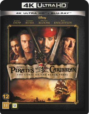 PIRATES OF THE CARIBBEAN - MUSTAN HELMEN KIROUS (2003) - 4K ULTRA HD + BLU-RAY PIRATES OF THE CARIBBEAN - MUSTAN HELMEN KIROUS (2003) - 4K ULTRA HD + BLU-RAY